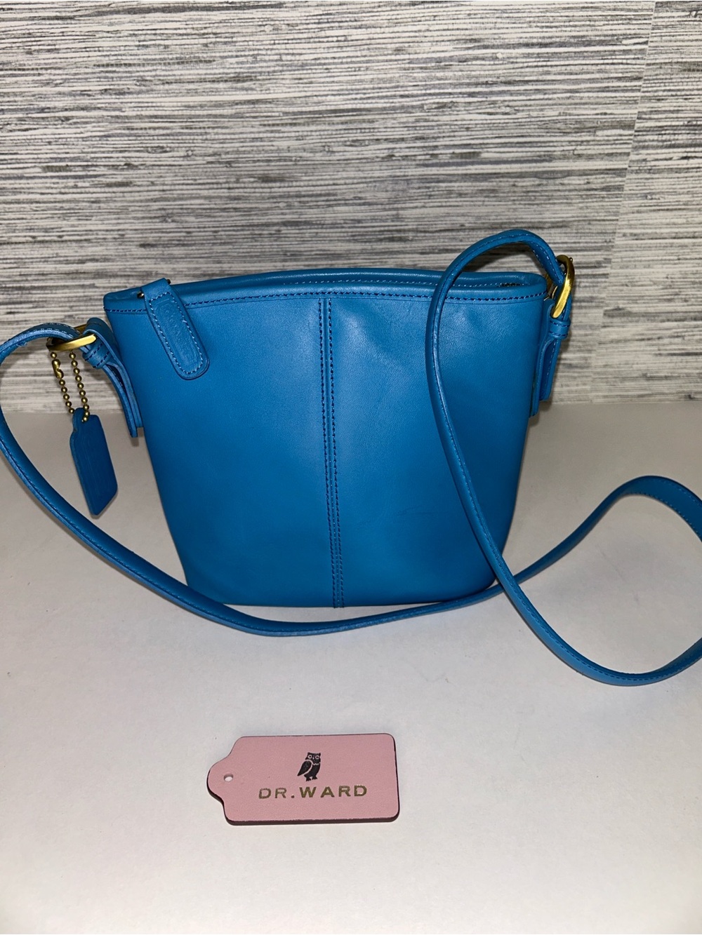 Coach Blue Leather Crossbody Bag